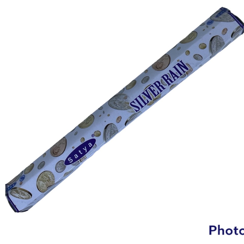 Silver rain incense sticks/ incienso lluvia de plata